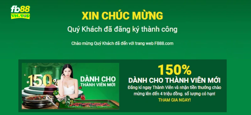 khuyến mãi cho thành viên mới