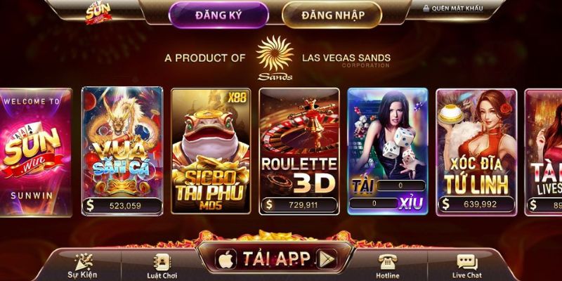 Điểm đặc sắc thú vị khi tham gia game bài đổi thưởng sunwin