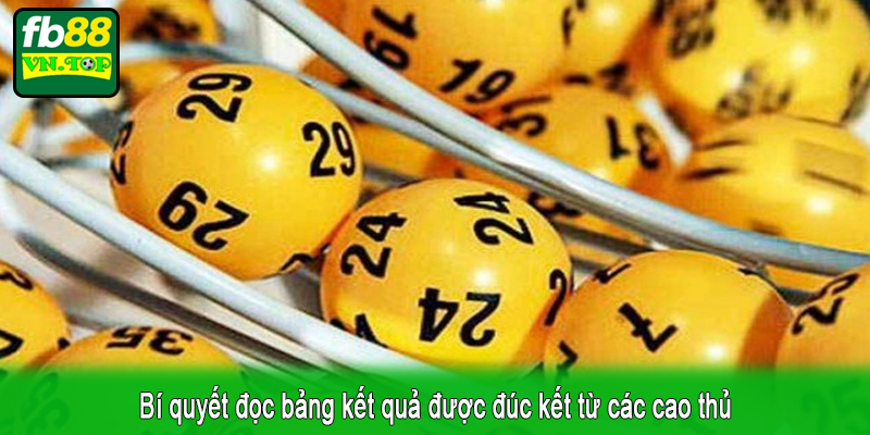 Bí quyết đọc bảng kết quả được đúc kết từ các cao thủ