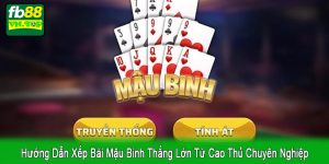 hướng dẫn xếp bài mậu binh thắng lớn