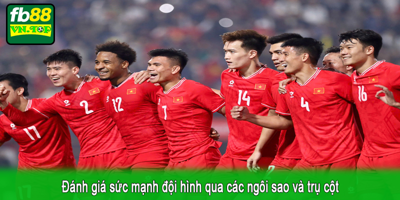 Đánh giá sức mạnh đội hình qua các ngôi sao và trụ cột